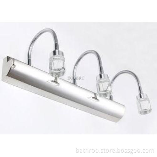 Custom bathroom crystal led mirror light 9W with waterproof